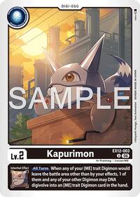 Kapurimon | Digital World Shambala | Uncommon | Normal | #EX12-003 U