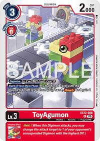 ToyAgumon | Digital World Shambala | Rare | Foil | #EX12-008 R