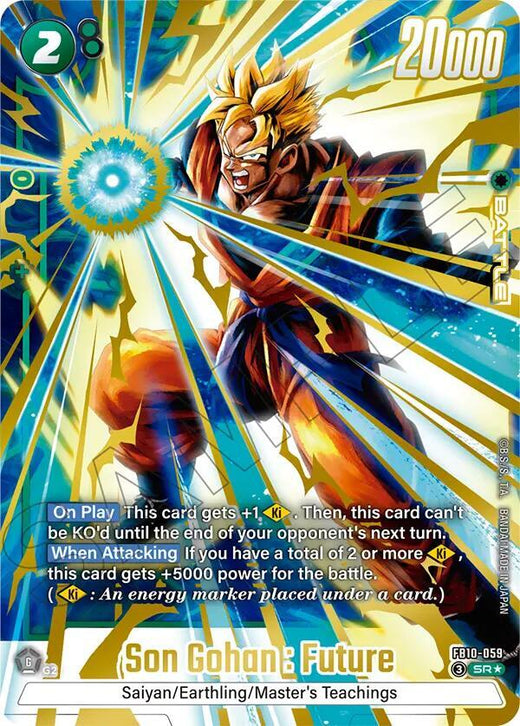Son Gohan : Future - FB10-059 (Alternate Art) Super Rare Holofoil