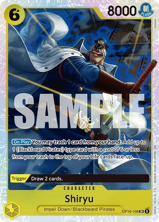 Shiryu OP16-108 SR Foil