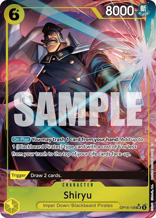 Shiryu (Full Art) OP16-108 SR Foil