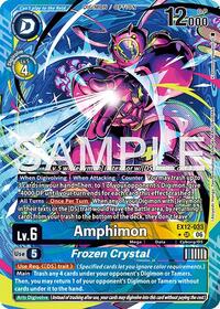 Amphimon // Frozen Crystal (Alternate Art) | Digital World Shambala | Super Rare | Foil | #EX12-033 SR