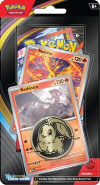 Pokemon: Chaos Rising Single Pack Blister [Reshiram/Moltres]