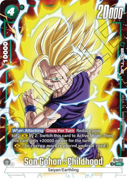 Son Gohan : Childhood - FP-088 (Tournament Pack 11) Promo Holofoil