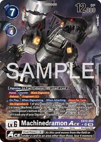 Machinedramon ACE (Alternate Art) | Digital World Shambala | Super Rare | Foil | #EX12-059 SR