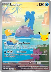 Lapras | ME: 30th Celebration | Illustration Rare | Unspecified | #131/128
