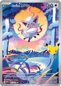 Hisuian Zorua | ME: 30th Celebration | Illustration Rare | Unspecified | #145/128