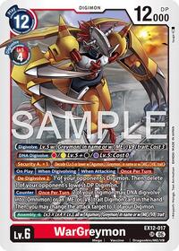WarGreymon | Digital World Shambala | Super Rare | Foil | #EX12-017 SR