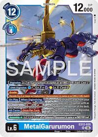 MetalGarurumon | Digital World Shambala | Super Rare | Foil | #EX12-035 SR