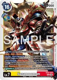 Susanoomon | Digital World Shambala | Secret Rare | Foil | #EX12-076 SEC
