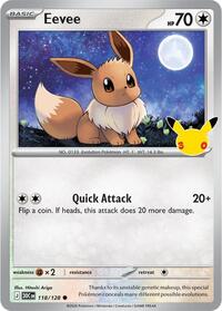 Eevee - 118/128 | ME: 30th Celebration | Common | Unspecified | #118/128