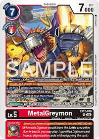 MetalGreymon | Digital World Shambala | Rare | Foil | #EX12-016 R