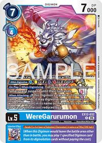 WereGarurumon | Digital World Shambala | Rare | Foil | #EX12-032 R