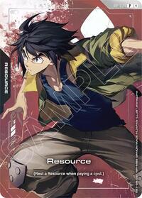 Resource (RP-034) (Premium Accessory Set - Mobile Suit Gundam: Iron-Blooded Orphans) | Promotional Resource Tokens | Promo | Holofoil | #RP-034