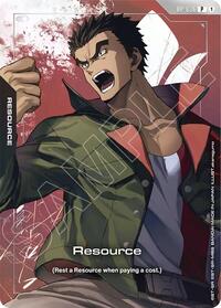 Resource (RP-036) (Premium Accessory Set - Mobile Suit Gundam: Iron-Blooded Orphans) | Promotional Resource Tokens | Promo | Holofoil | #RP-036