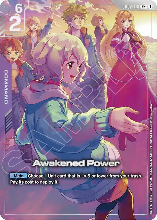 Awakened Power (R+)  (Premium Accessory Set - Mobile Suit Gundam: Iron-Blooded Orphans) GD02-110 R+ Holofoil