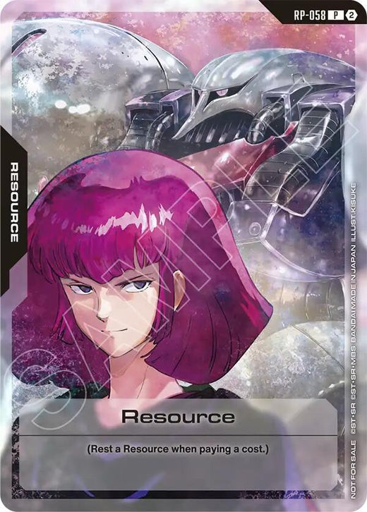 Resource (RP-058) (1st Anniversary Resource Pack) Promo Holofoil
