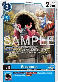 Gasamon | Digital World Shambala | Uncommon | Normal | #EX12-020 U