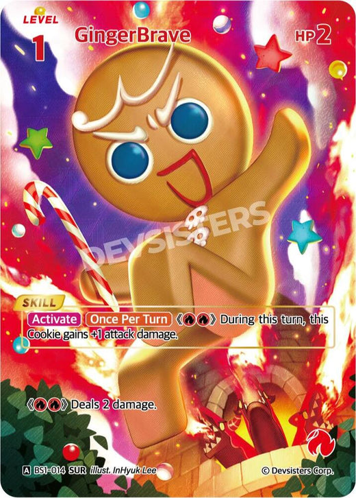 GingerBrave (014) (SUR) BS1-014 Secret Ultra Rare Foil