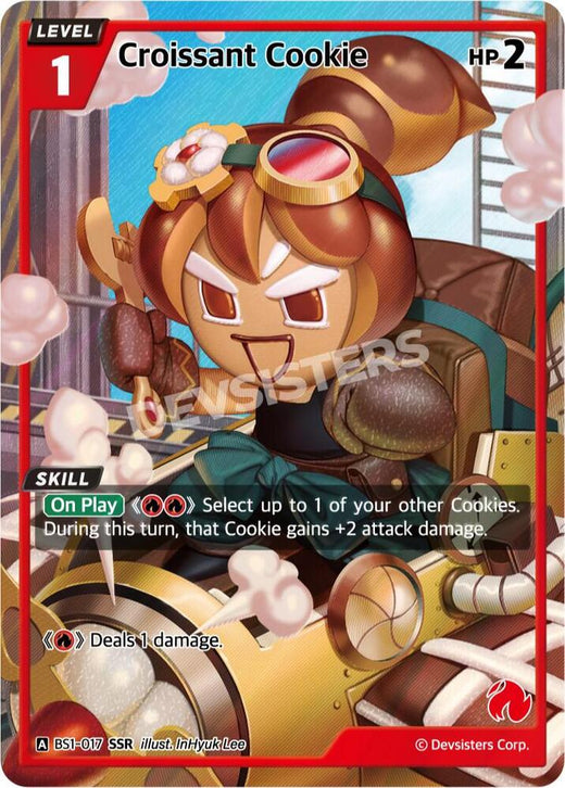 Croissant Cookie (SSR) BS1-017 Secret Super Rare