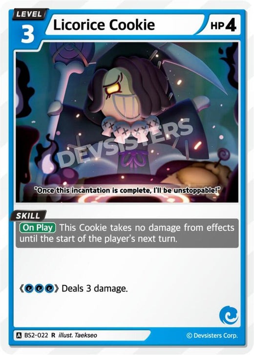 Licorice Cookie BS2-022 Rare Foil