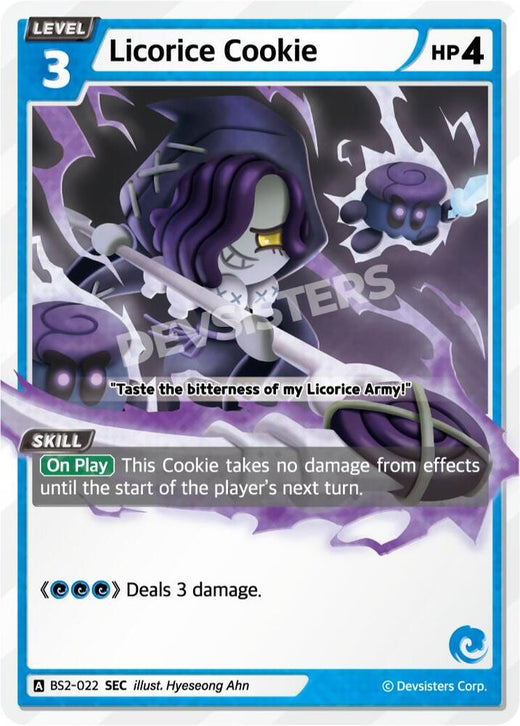 Licorice Cookie (SEC) BS2-022 Secret Rare