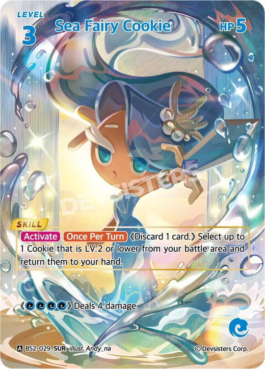 Sea Fairy Cookie (SUR) BS2-029 Secret Ultra Rare