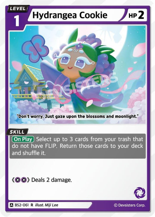 Hydrangea Cookie BS2-061 Rare