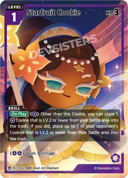 Starfruit Cookie (SSR) BS2-062 Secret Super Rare