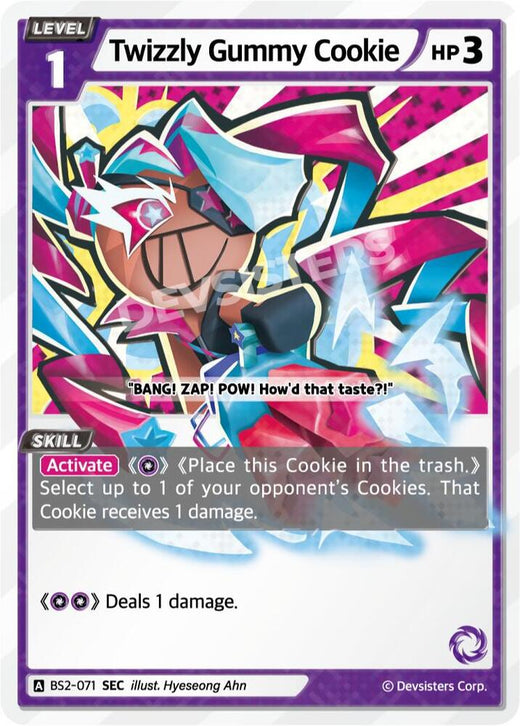 Twizzly Gummy Cookie (SEC) BS2-071 Secret Rare