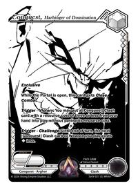 Conquest, Harbinger of Domination (Ink) | Spoils of the Vault | Promo | Unspecified | #SotV-021