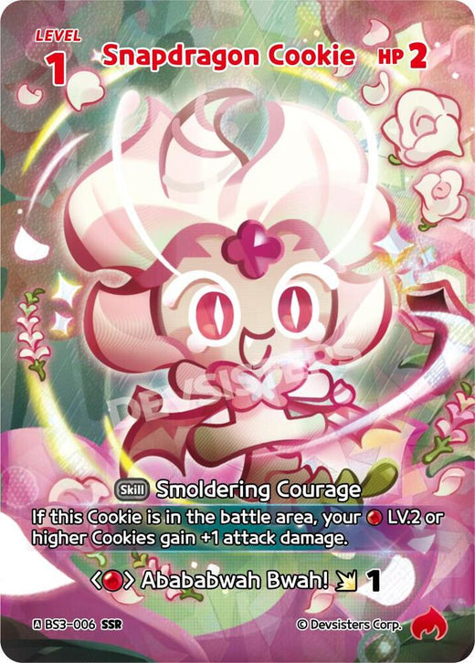 Snapdragon Cookie (SSR) BS3-006 Secret Super Rare