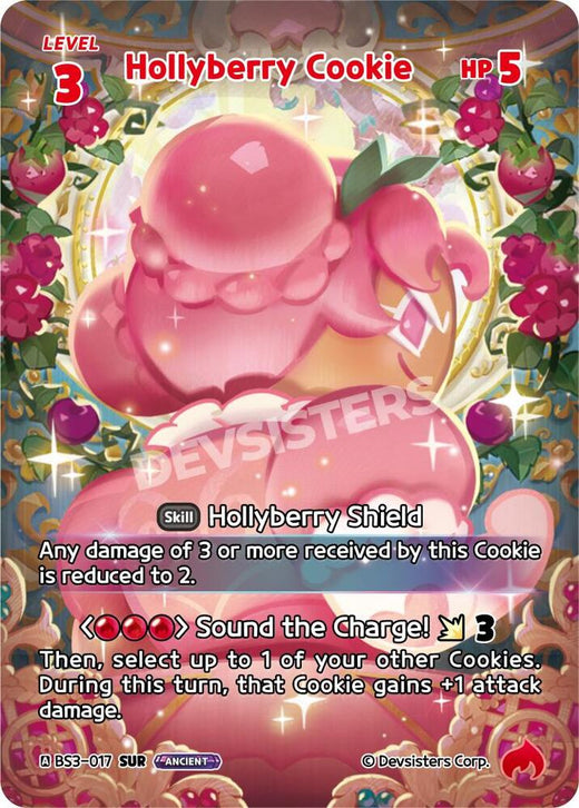 Hollyberry Cookie (SUR) BS3-017 Secret Ultra Rare