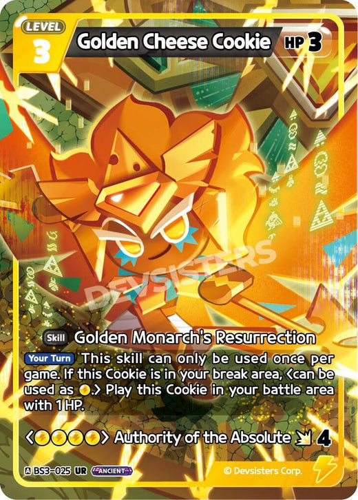Golden Cheese Cookie BS3-025 Ultra Rare