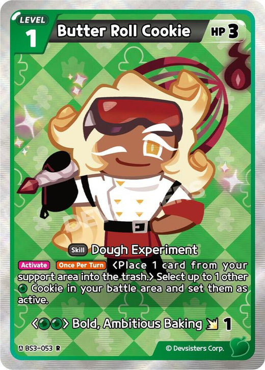 Butter Roll Cookie BS3-053 Rare Foil