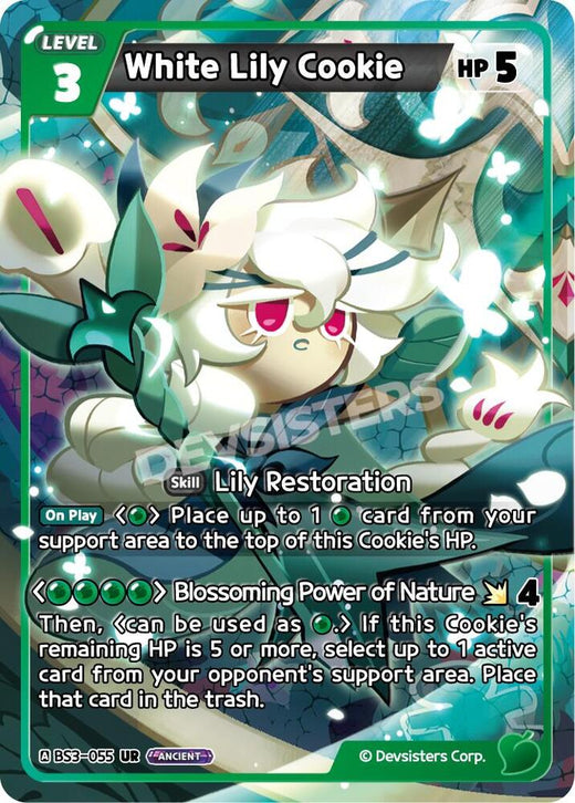 White Lily Cookie BS3-055 Ultra Rare