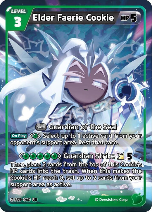 Elder Faerie Cookie BS3-060 Ultra Rare Foil