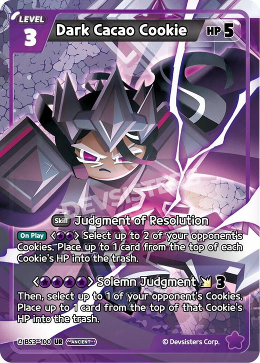 Dark Cacao Cookie BS3-100 Ultra Rare