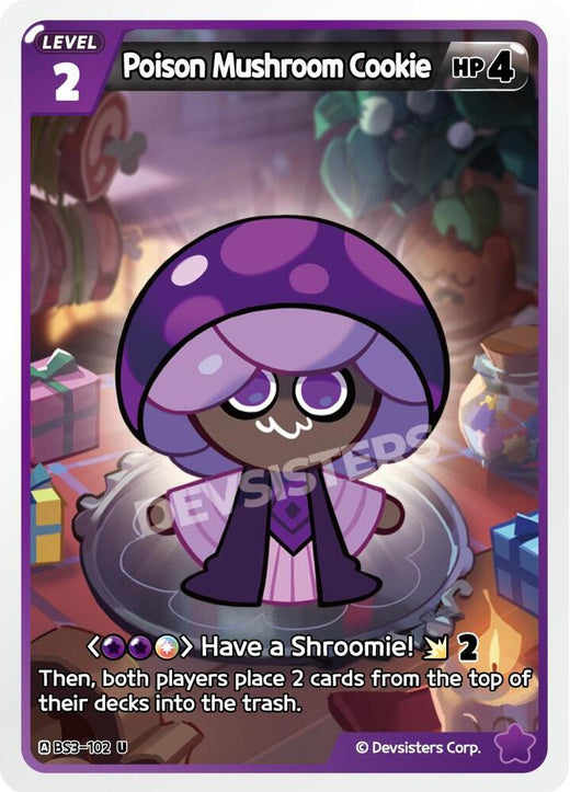 Poison Mushroom Cookie BS3-102 Uncommon