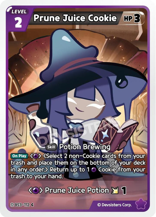 Prune Juice Cookie BS3-112 Common