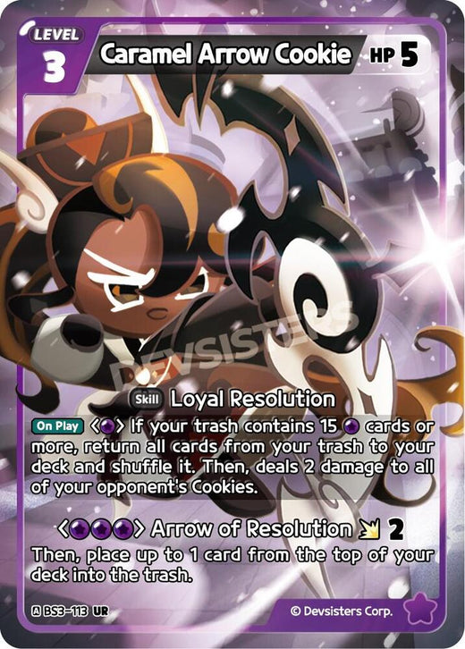 Caramel Arrow Cookie BS3-113 Ultra Rare Foil