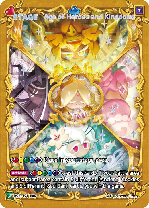 Age of Heroes and Kingdoms (EXR) BS3-121 Extra Rare