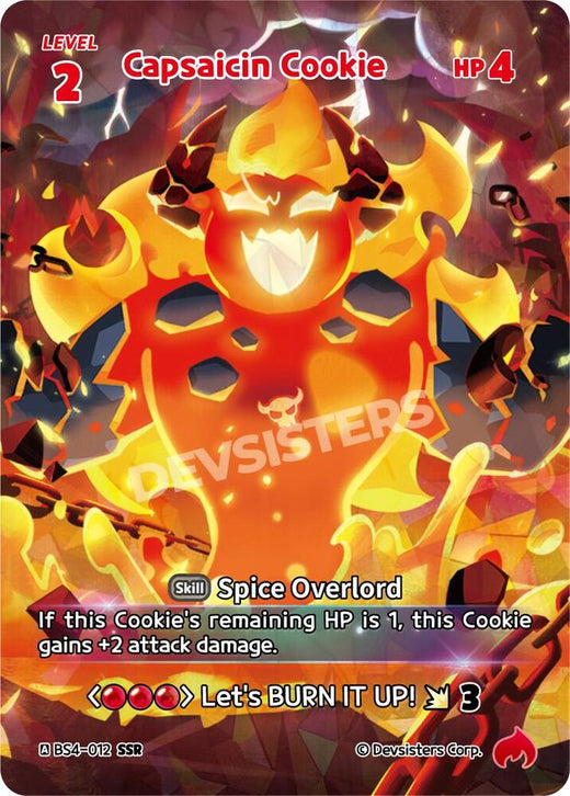 Capsaicin Cookie (012) (SSR) BS4-012 Secret Super Rare