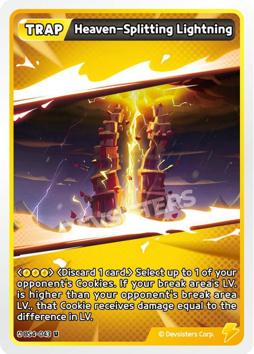 Heaven-Splitting Lightning BS4-043 Uncommon
