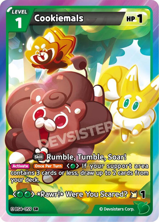Cookiemals BS4-059 Super Rare Foil