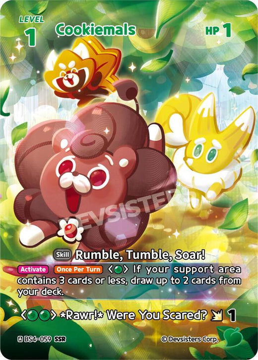 Cookiemals (SSR) BS4-059 Secret Super Rare