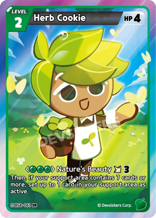 Herb Cookie (061) BS4-061 Super Rare