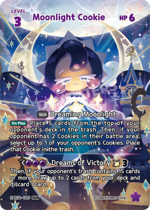 Moonlight Cookie (SUR) BS4-089 Secret Ultra Rare