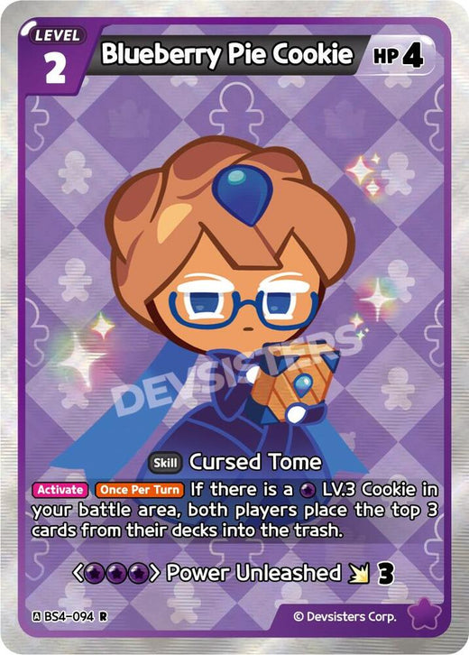 Blueberry Pie Cookie BS4-094 Rare Foil