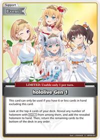 hololive Gen 1 (S) | Ayakashi Vermilion | Special | Foil | #hBP06-091